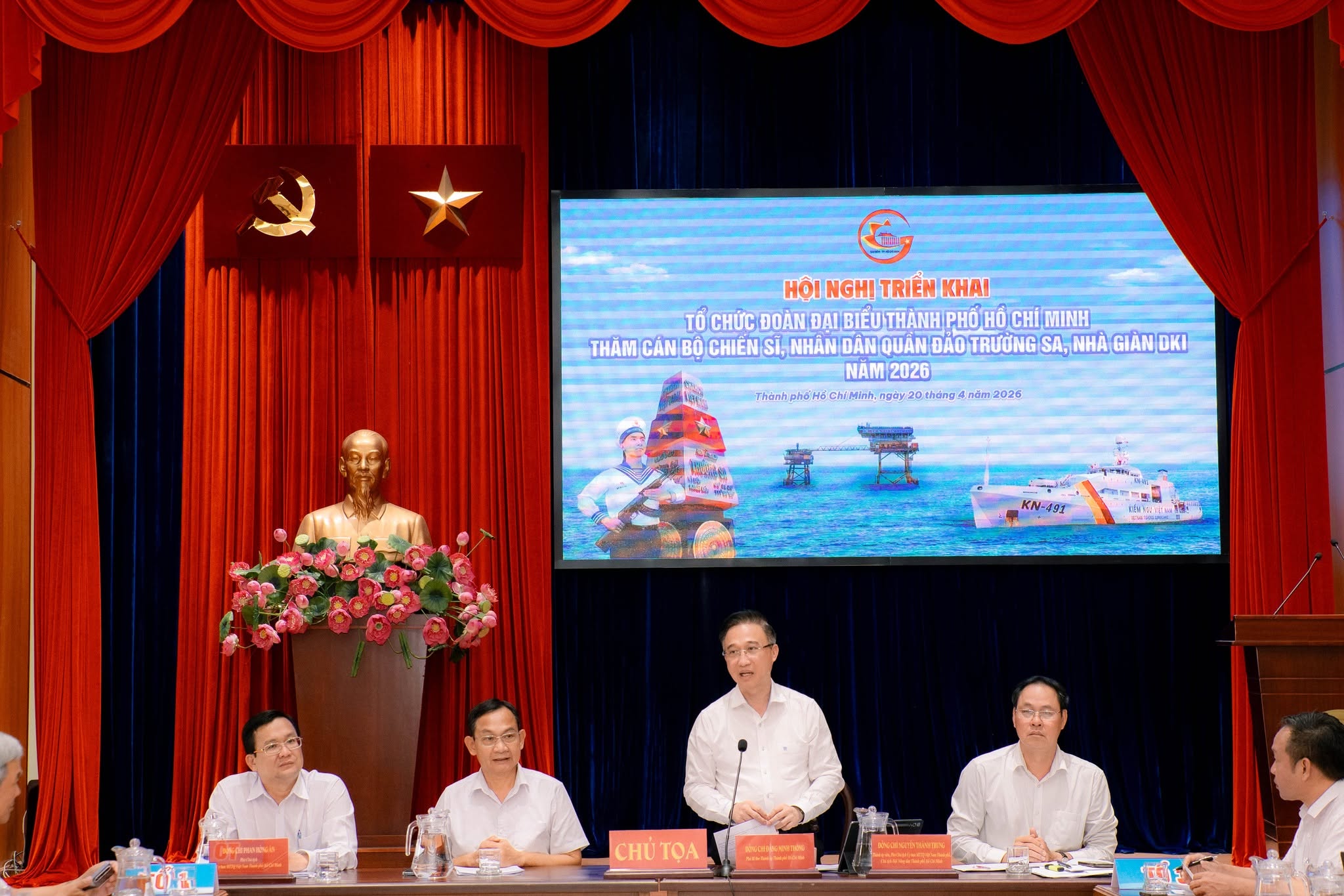 Đoàn công tác TP. Hồ Chí Minh triển khai nhiệm vụ tổ chức chuyến công tác thăm, chăm lo tại Côn Đảo